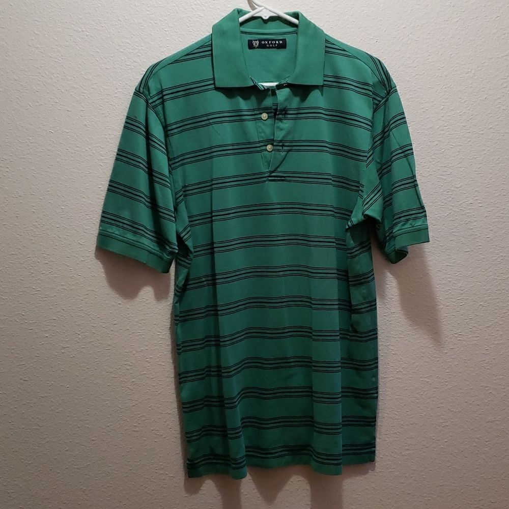 Oxford golf polo shirt, small